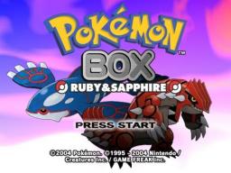 Pokemon Box Title Screen